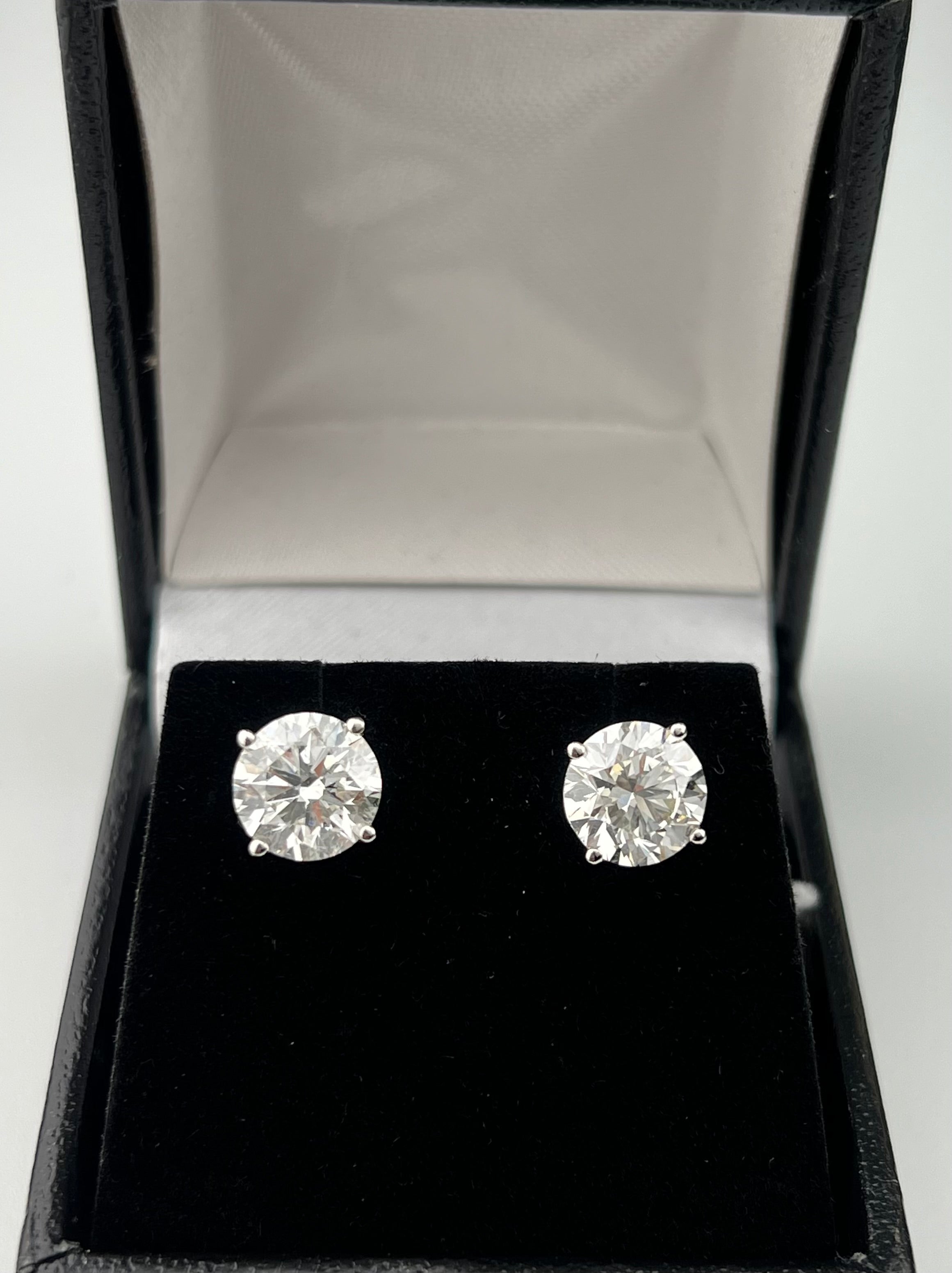 Diamond Studs - 4.00 Carat Total Weight