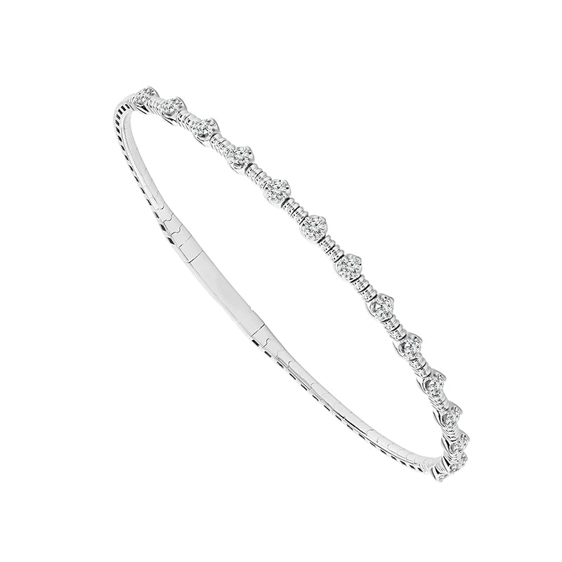 Diamond Flex Bangle - Round Cut 0.50ct