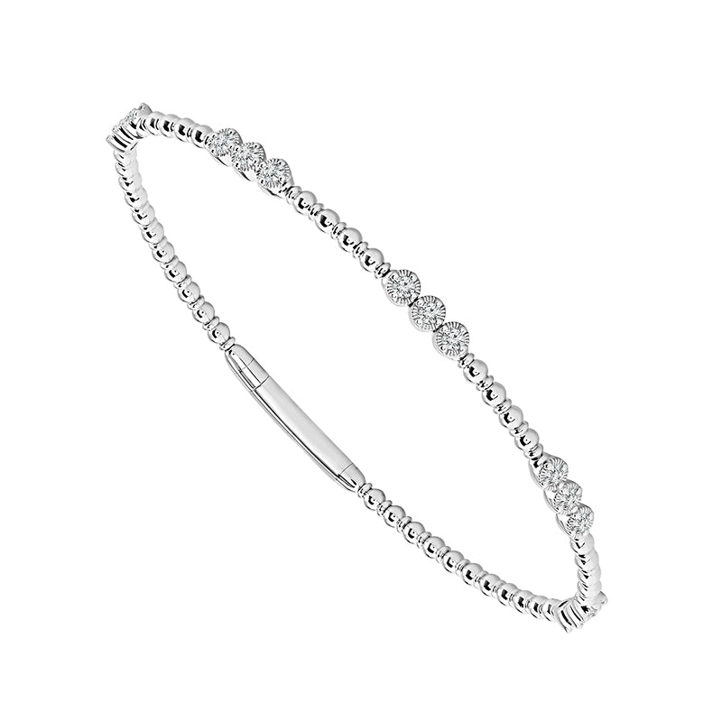 Diamond Flex Bangle - Round Cut 0.50ct