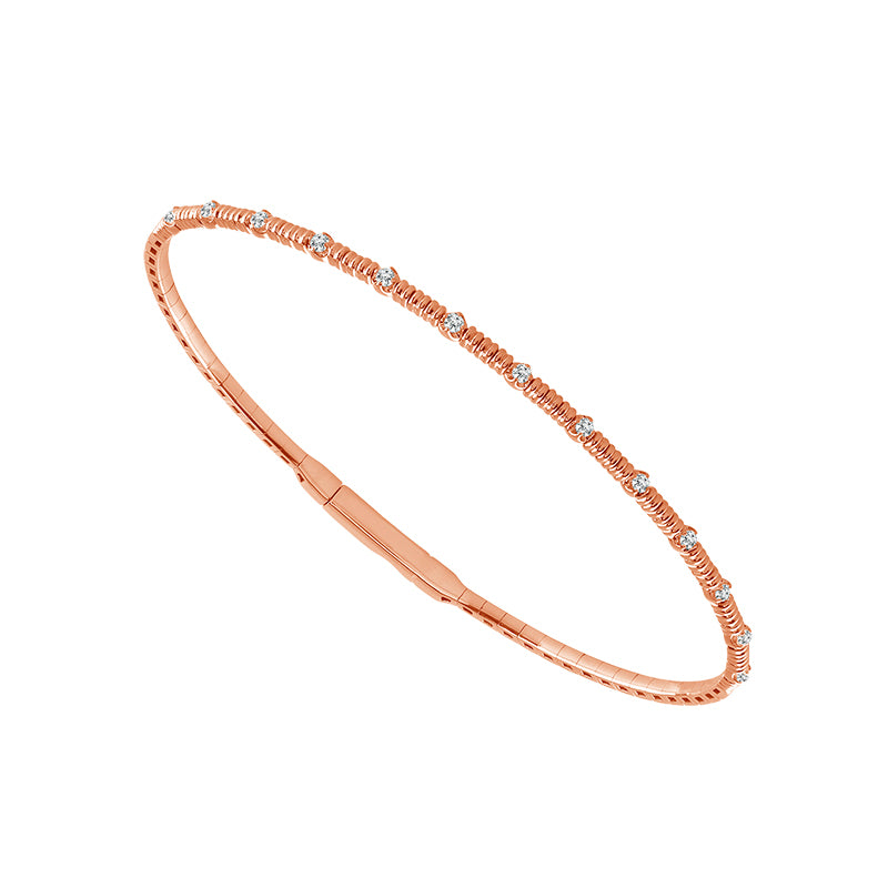 Diamond Flex Bangle - Round Cut 0.20ct