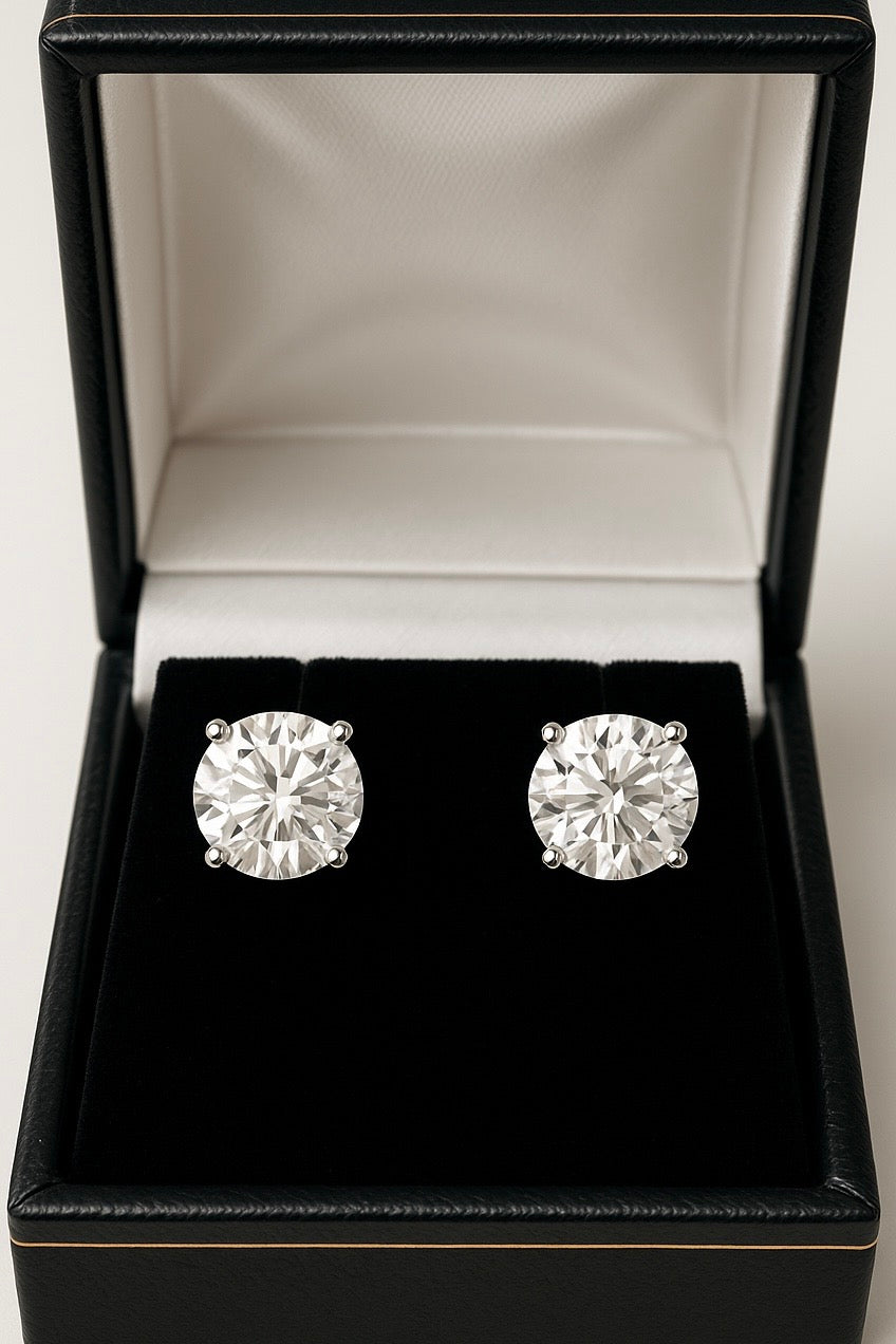 Diamond Studs - 4.00 Carat Total Weight