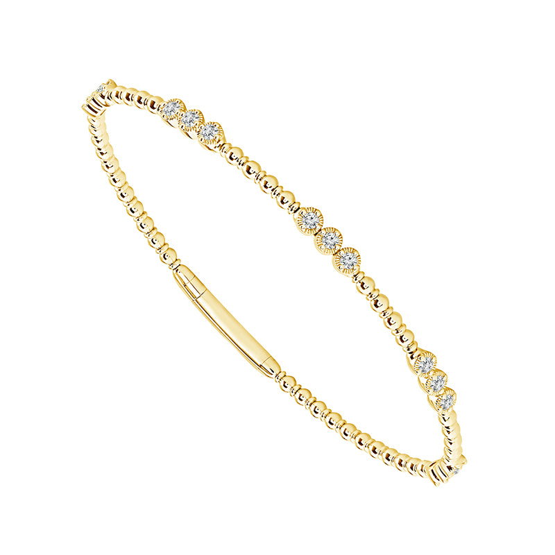 Diamond Flex Bangle - Round Cut 0.50ct