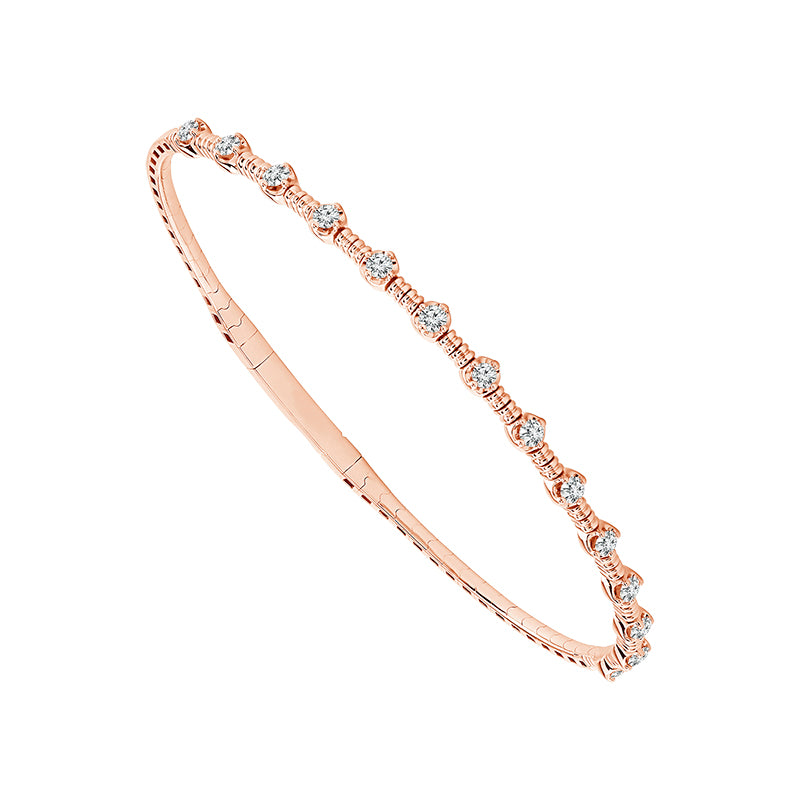 Diamond Flex Bangle - Round Cut 0.50ct