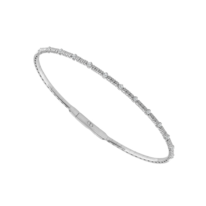 Diamond Flex Bangle - Round Cut 0.20ct