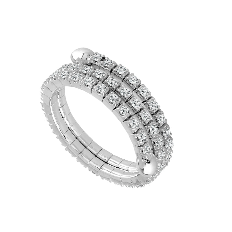 Diamond Flex Ring - Round Cut 0.65ct