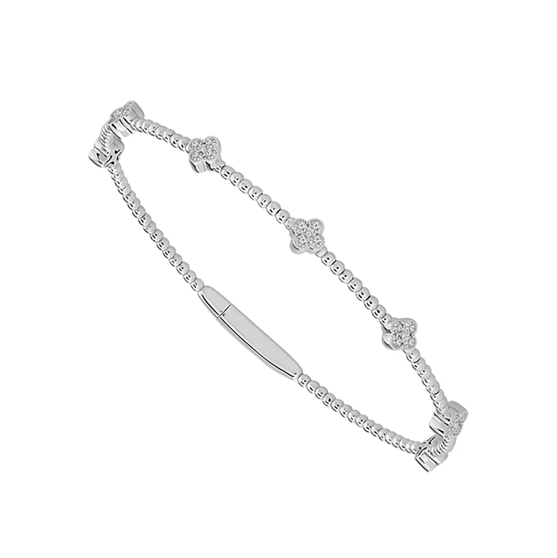 Diamond Flex Bangle - 7 Motif 0.40ct