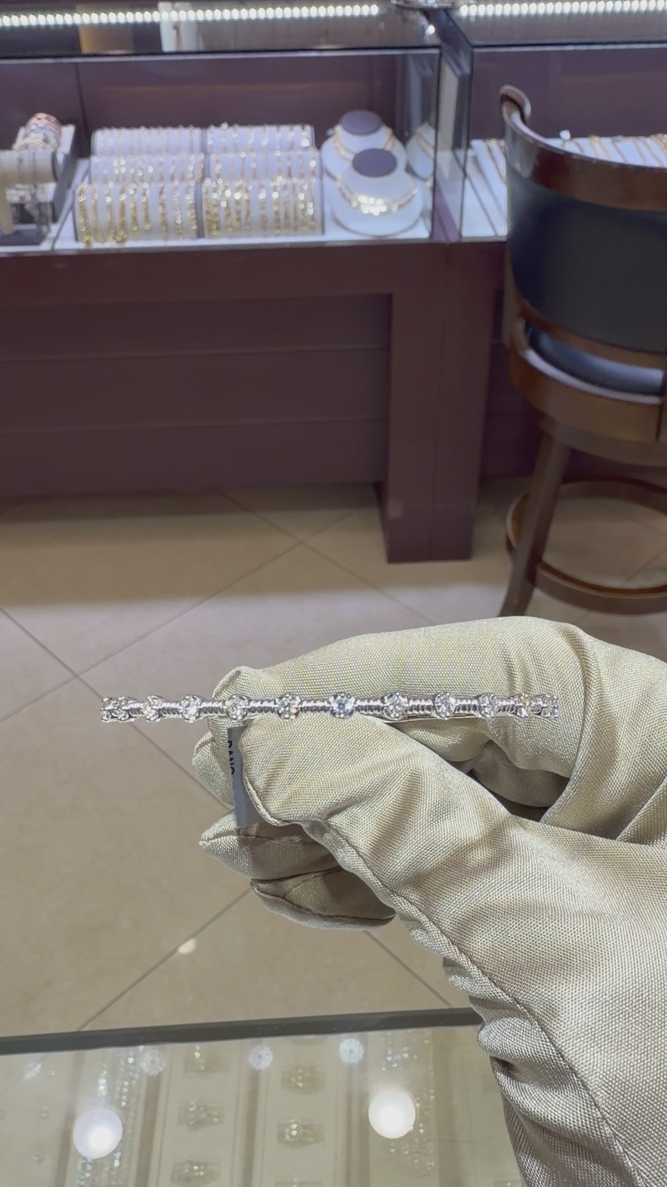 Diamond Flex Bangle - Round Cut 0.50ct